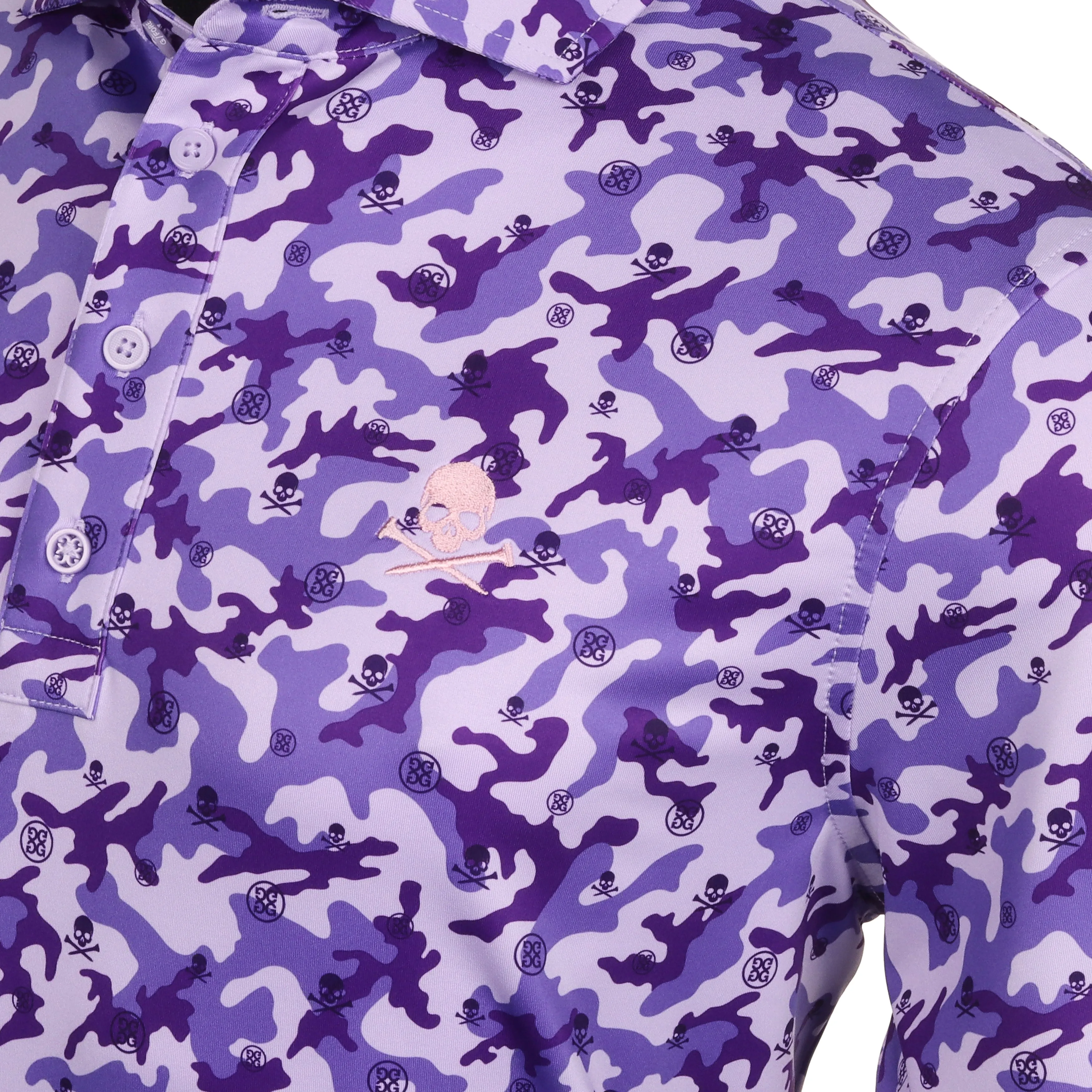 G/FORE Mapped Icon Camo Tech Jersey Polo