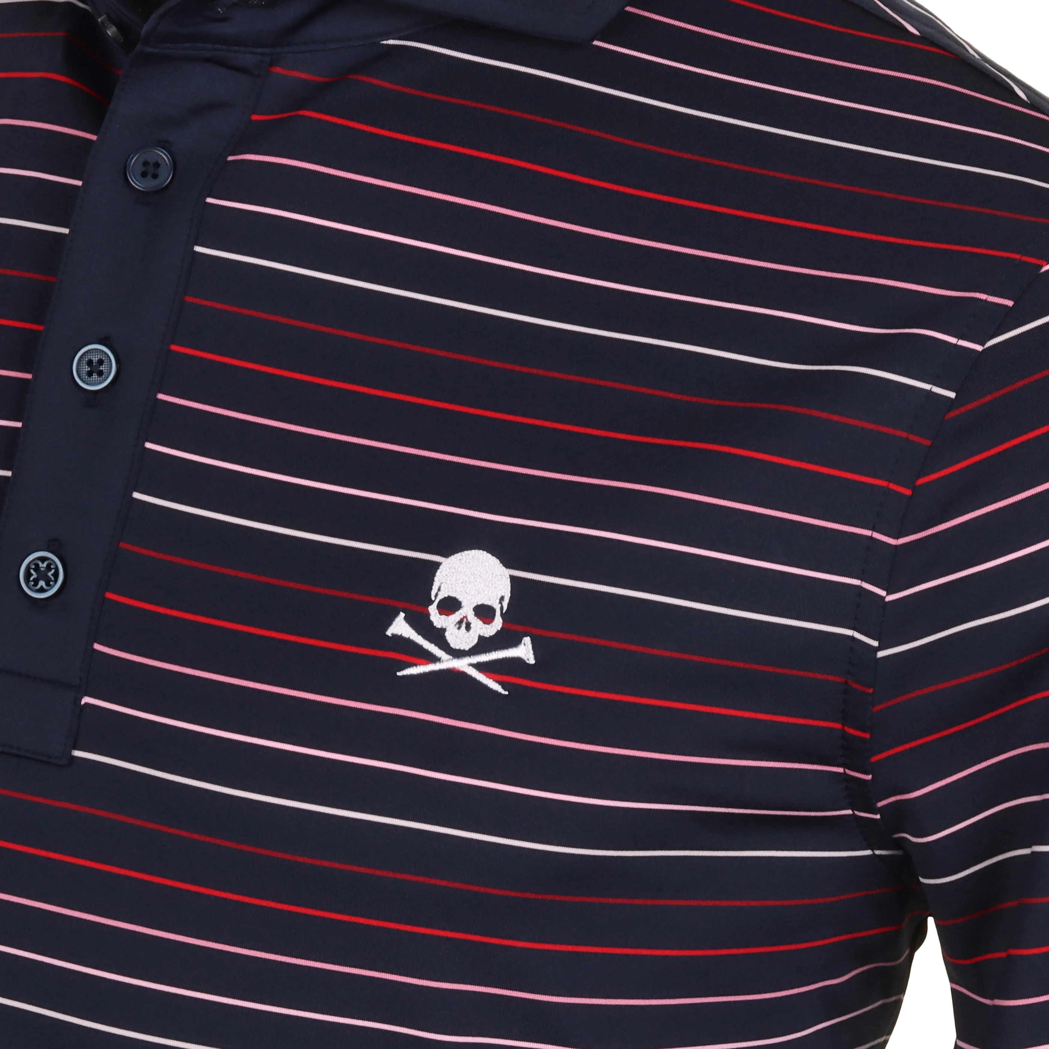 G/FORE Multi Stripe Tech Jersey Polo