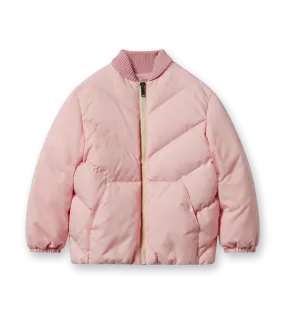 GG Nylon Bomber Jacket Poetic Rose