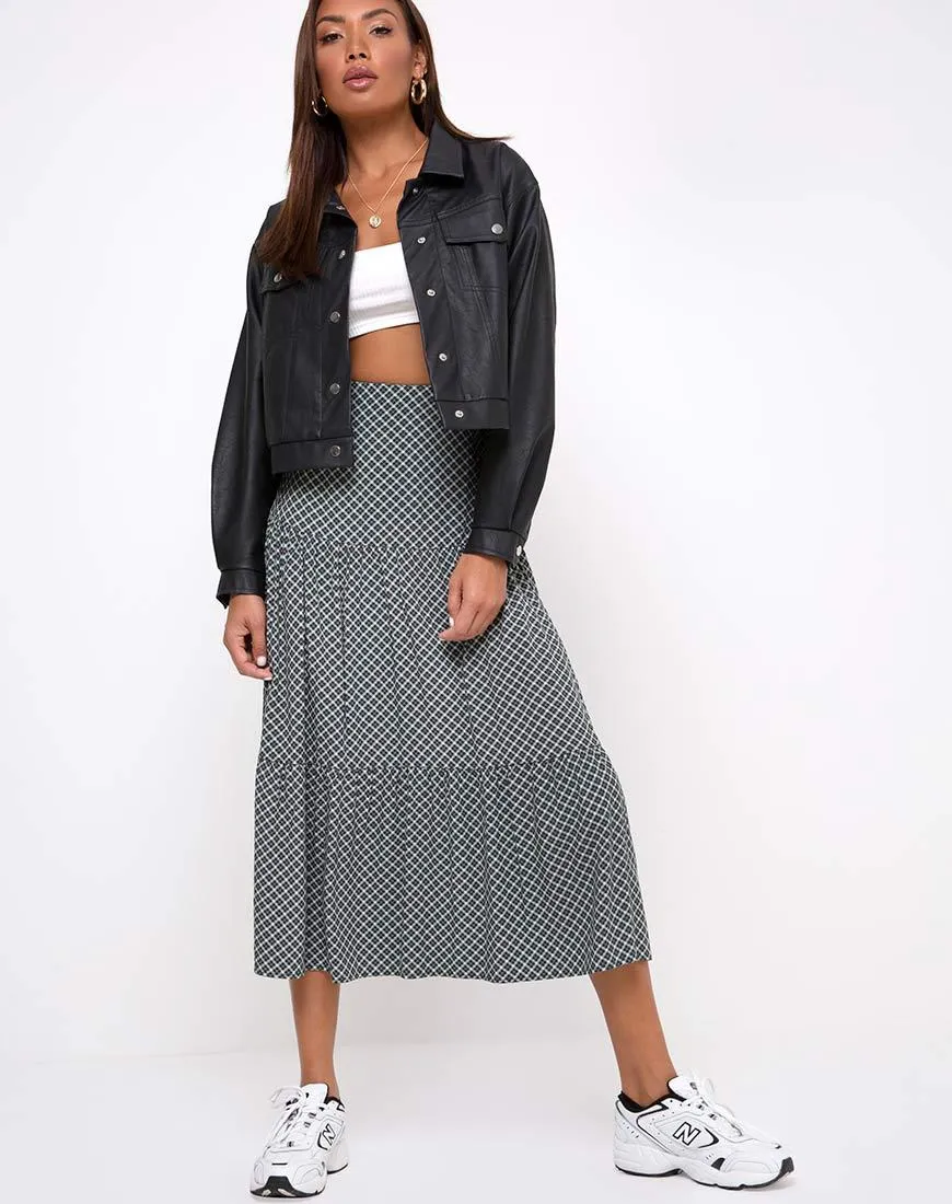 Gleas Skirt in Check it Out Green