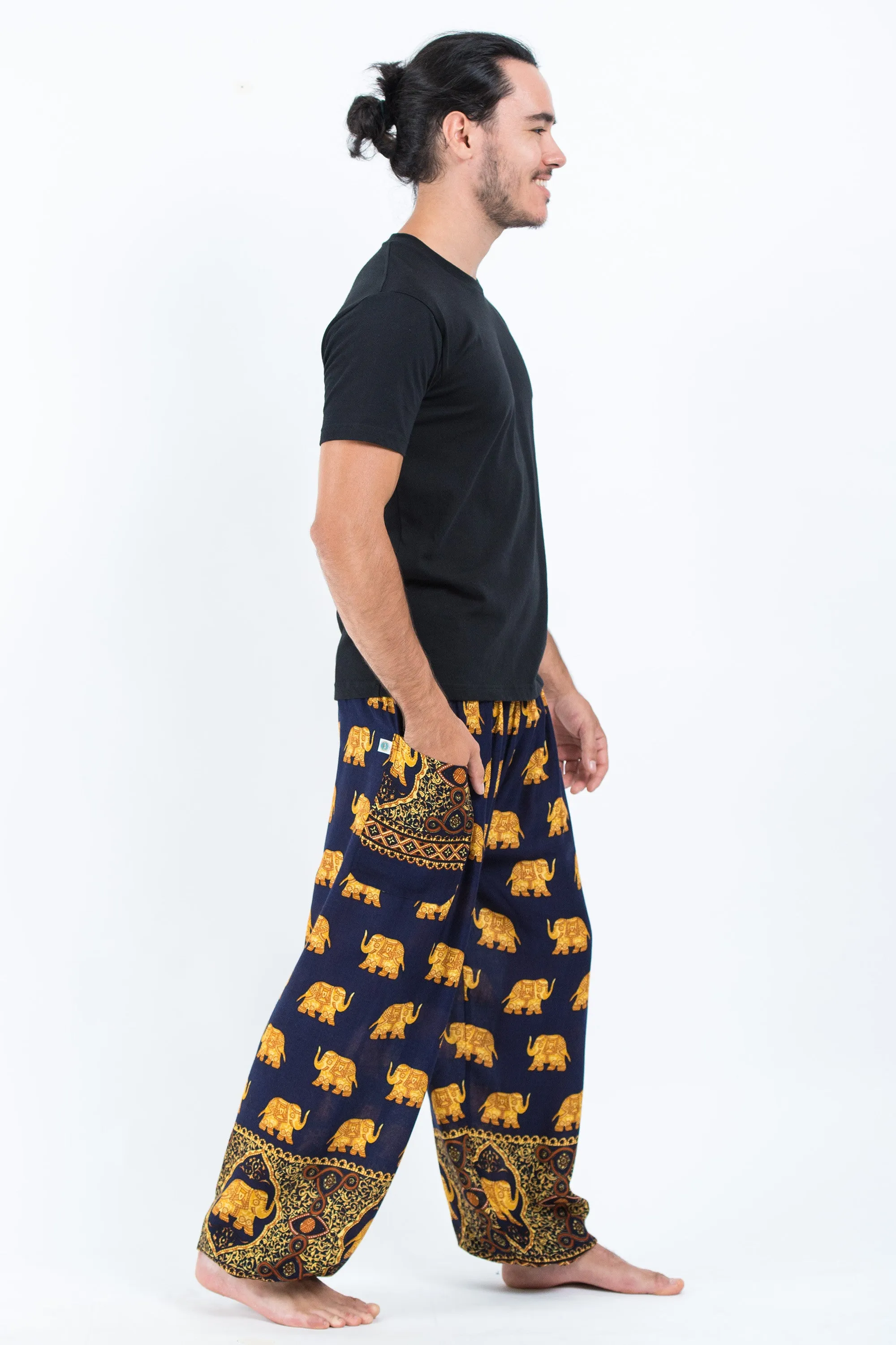 Golden Elephant Men's Elephant Pants in Navy