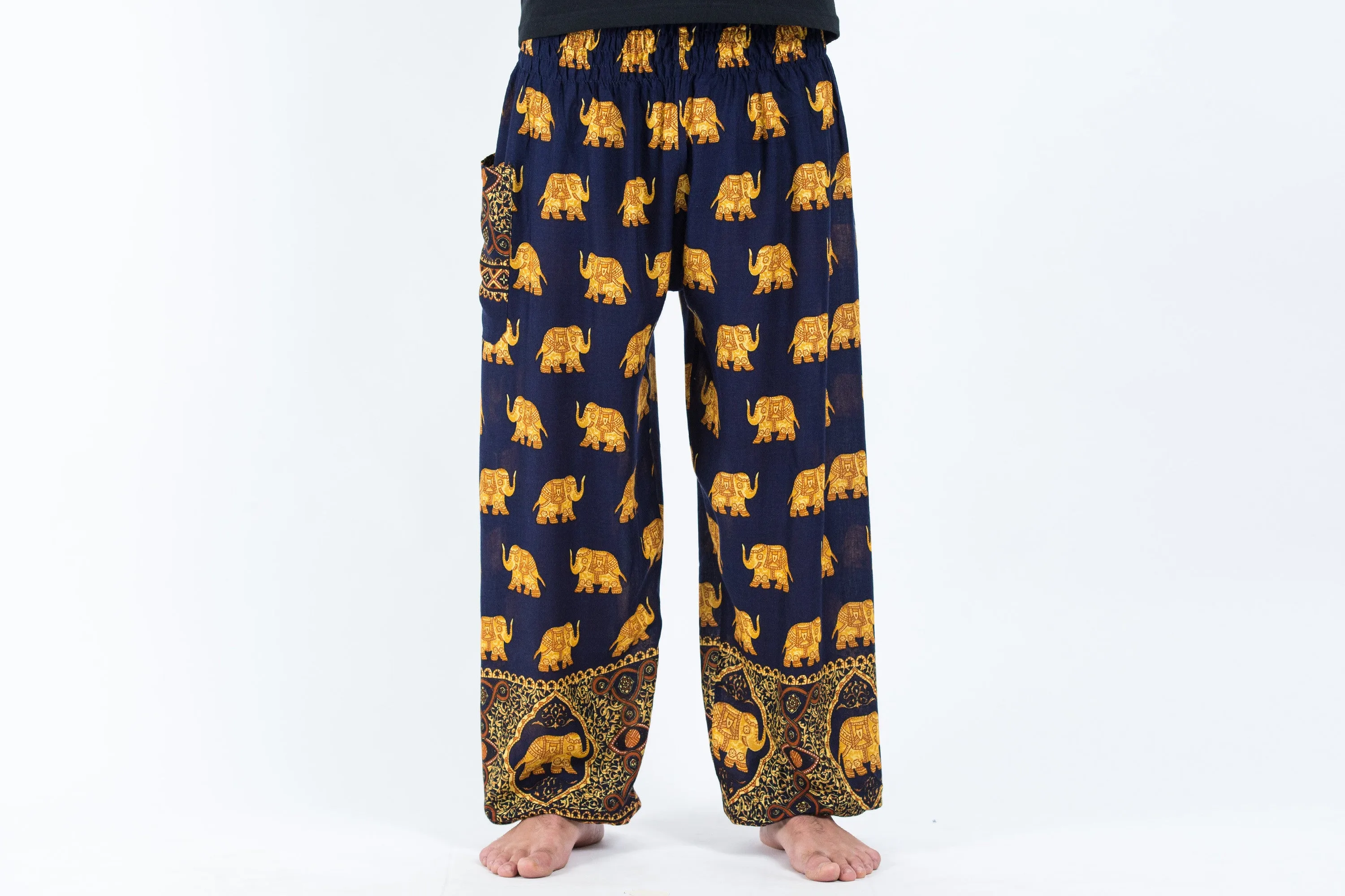 Golden Elephant Men's Elephant Pants in Navy