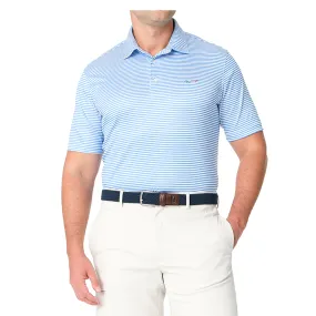 Greg Norman Men's Classic Bar Stripe Polo T-Shirt (US Size)