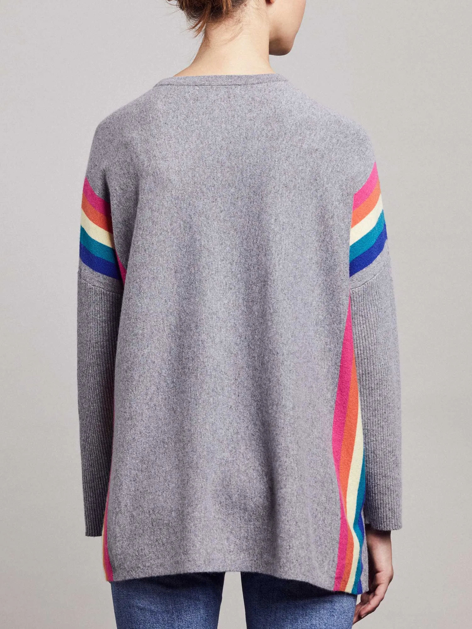 Grey Alex Rainbow Jumper