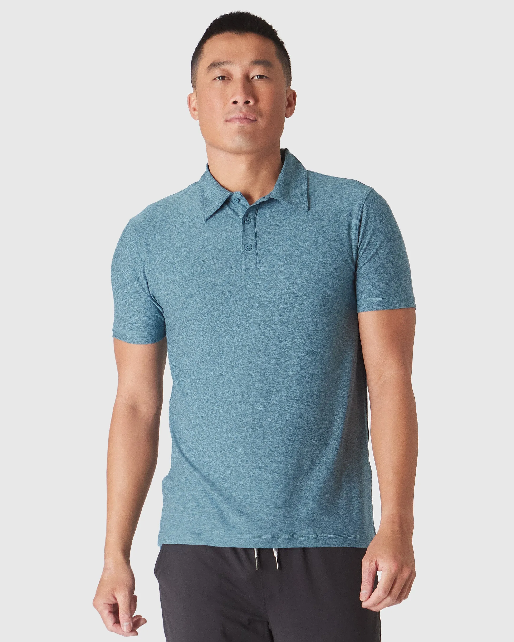 Heather Centurion Active Short Sleeve Polo