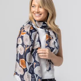 Indus Design Native Hibiscus Silk Scarf