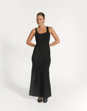 Jacqueline Maxi Dress (Black)