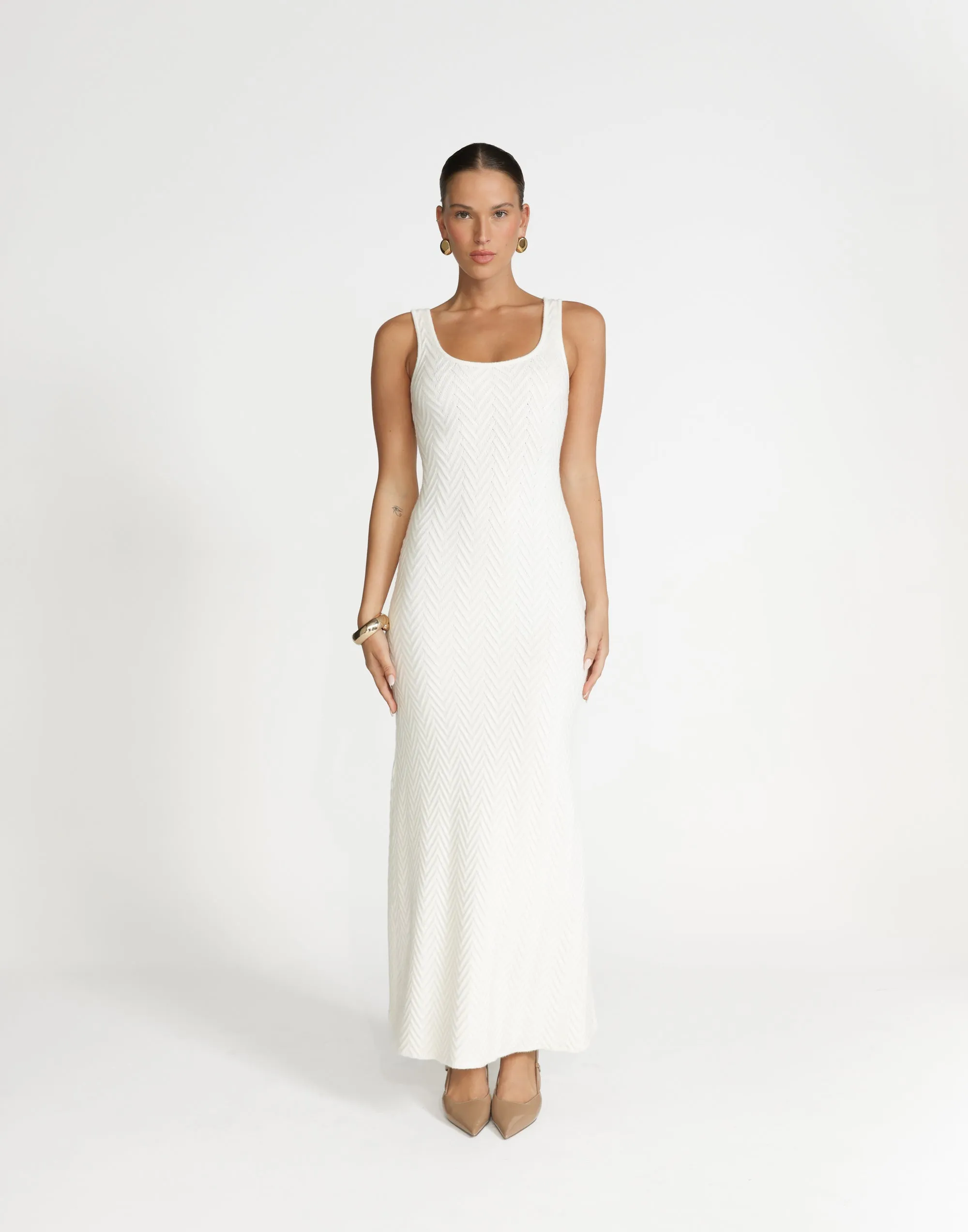 Jacqueline Maxi Dress (Off White)