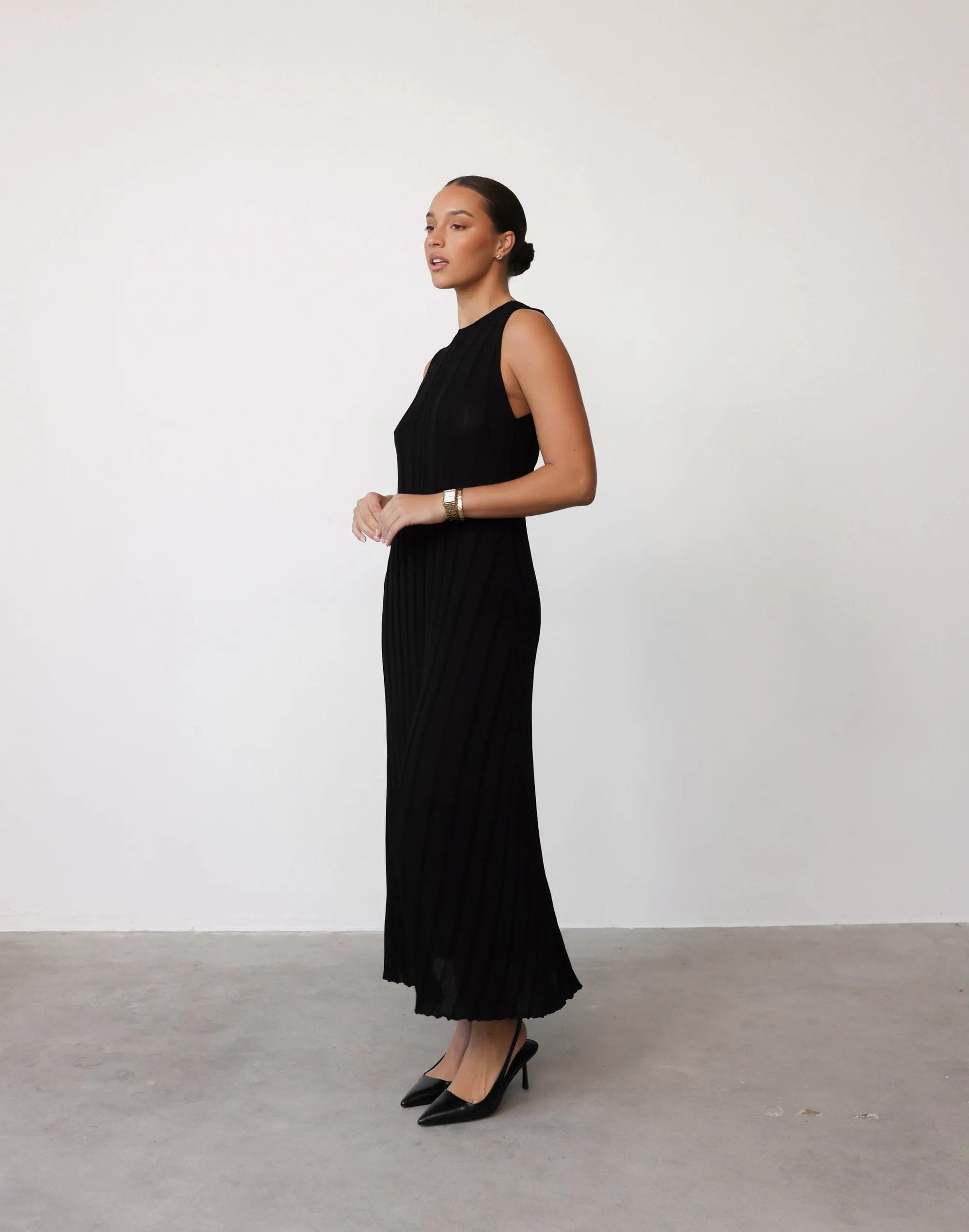 Jemima Maxi Dress (Black)