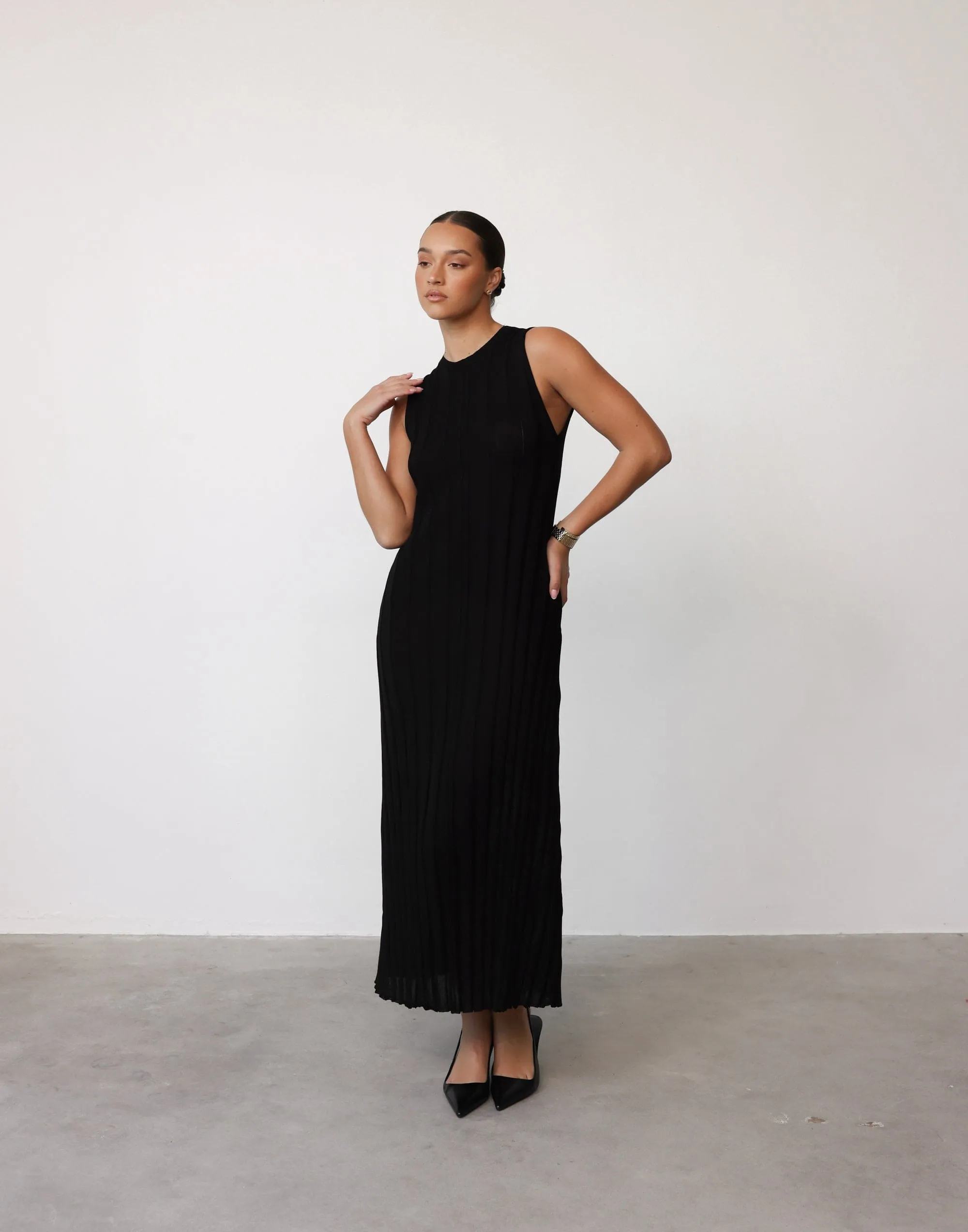 Jemima Maxi Dress (Black)