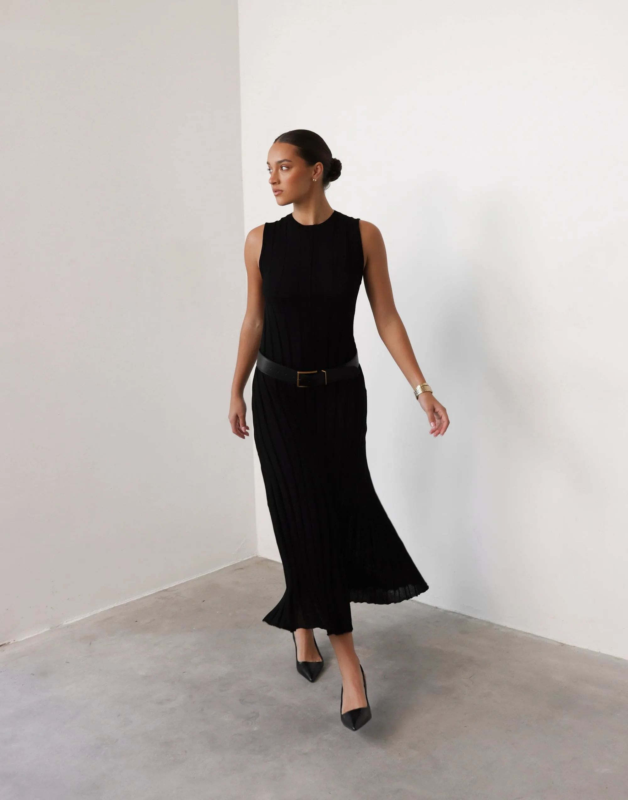 Jemima Maxi Dress (Black)