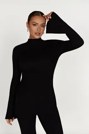 Jovie Oversized Knit Jumper - Black