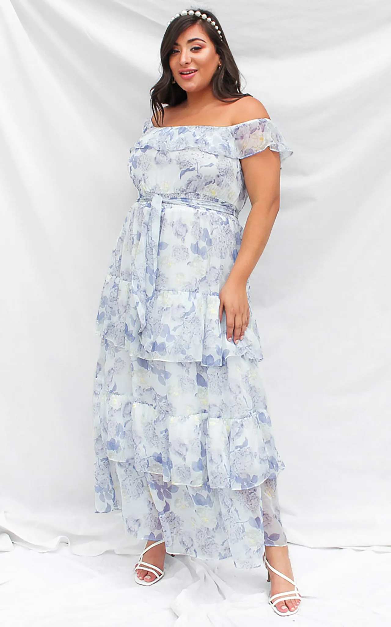 Kirby Dress - Blue Floral