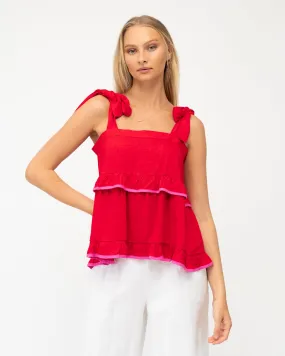 Label of Love - Pandora Tie Shoulder Top