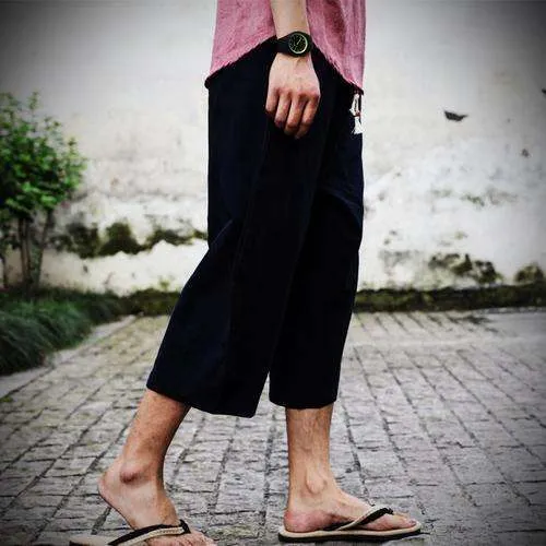 Linen Loose Harem Pants