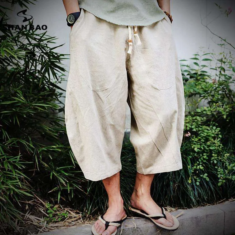 Linen Loose Harem Pants