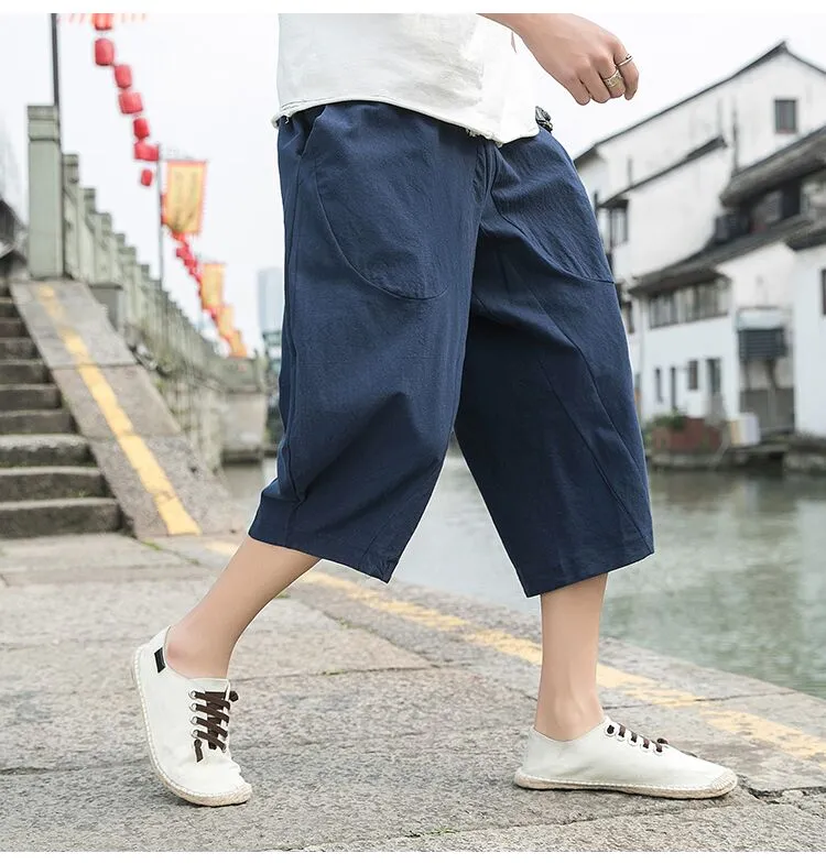 Linen Loose Harem Pants