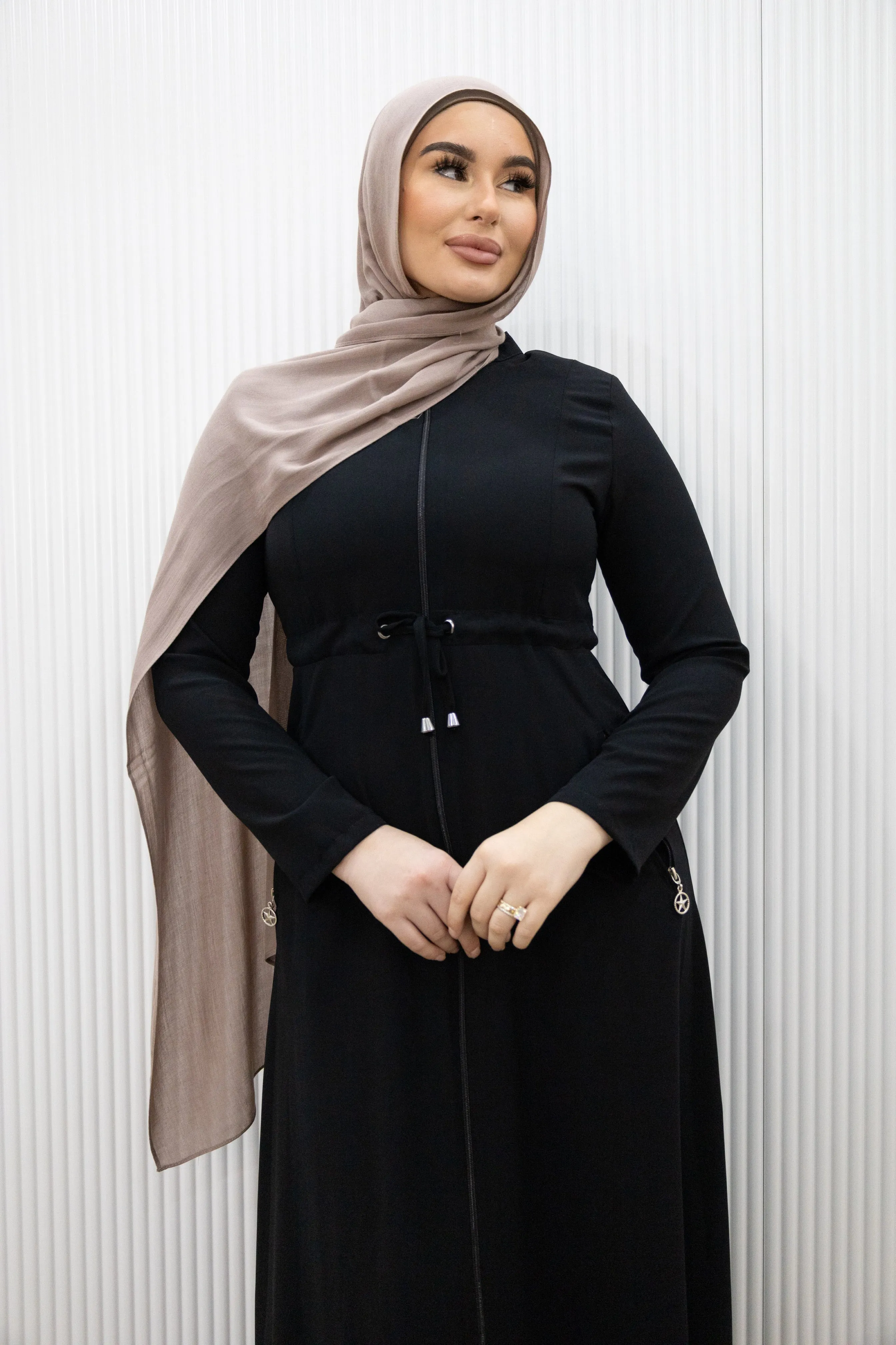 MARWA ZIPPER ABAYA