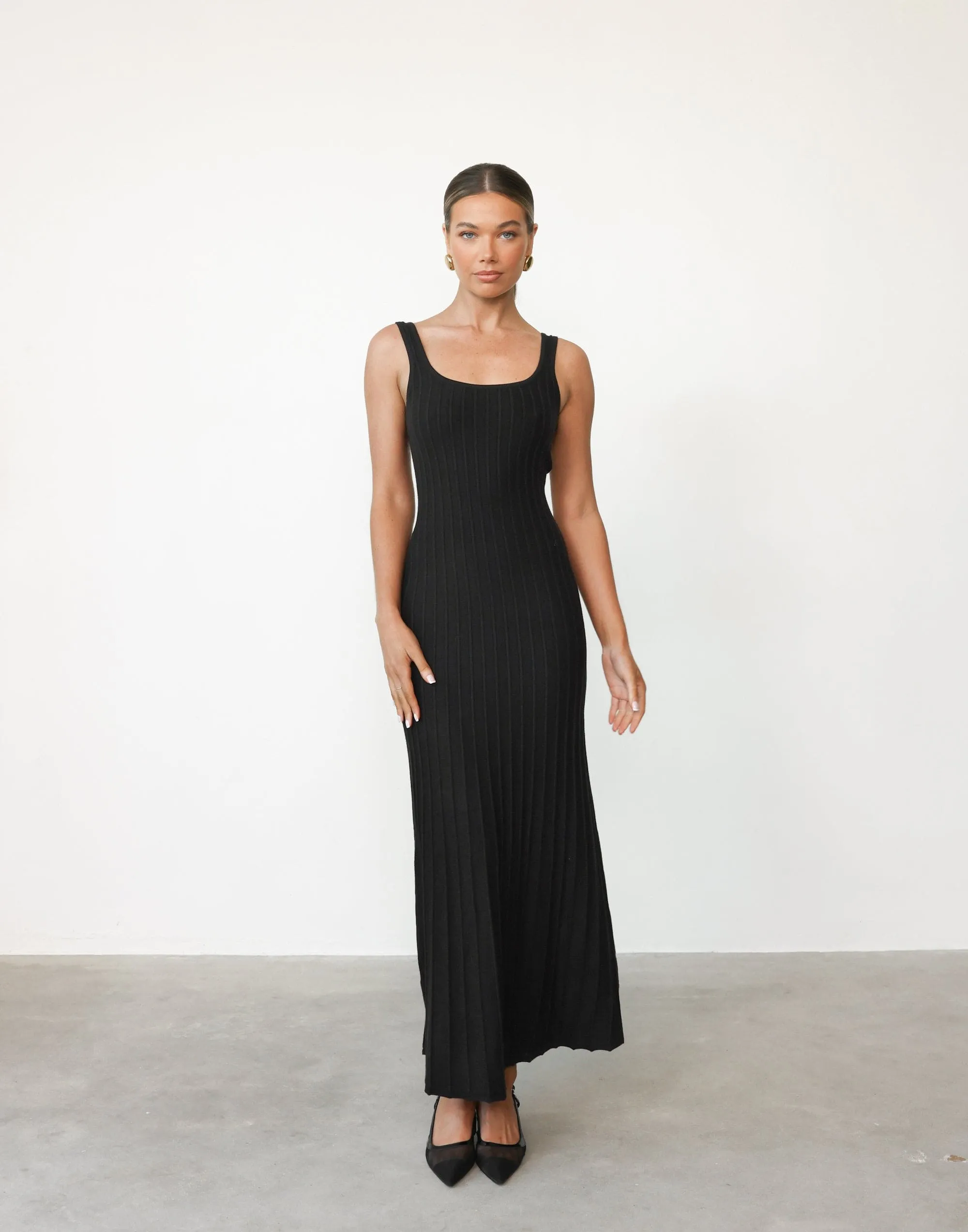 Marzia Maxi Dress (Black)