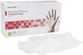 McKesson Vinyl Powder Free Exam Gloves XL 14820 100ct