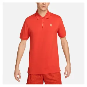 Men's Dri-Fit Heritage Tennis Polo Rust Factor