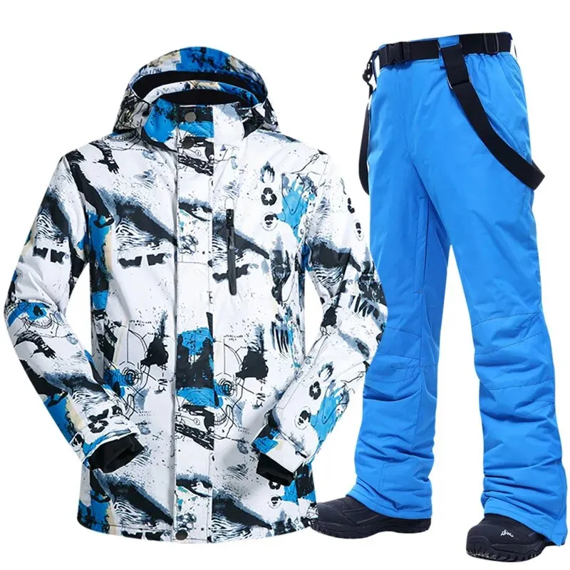 Men's Ski Snowboard Snow Jacket And Pants Sets