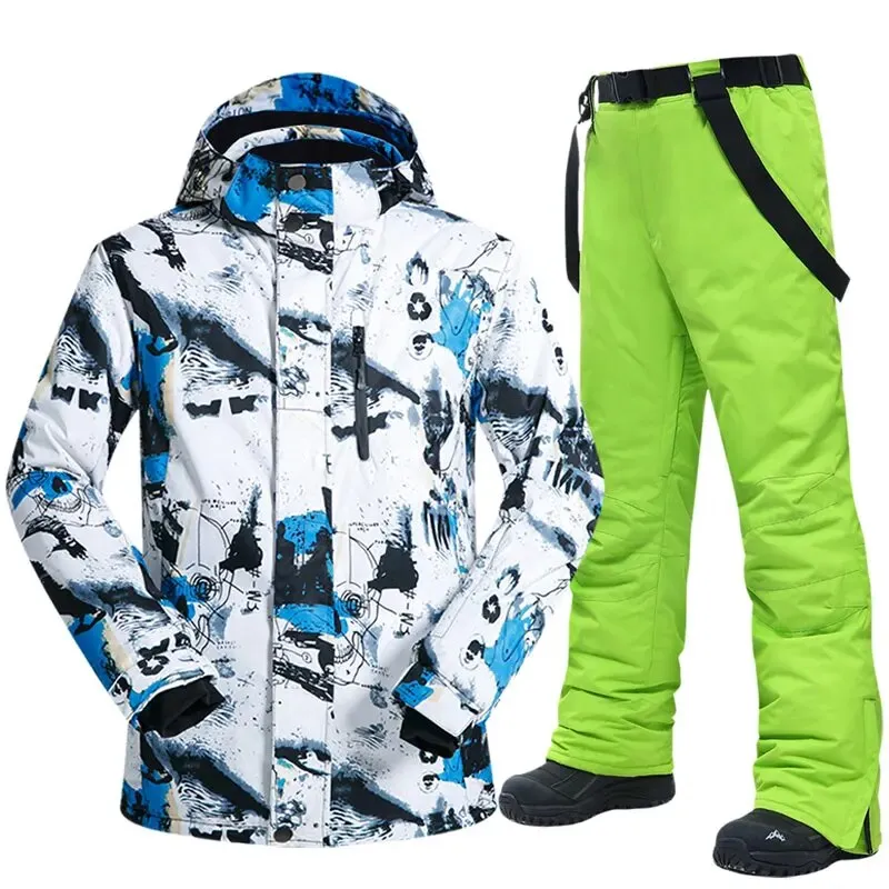 Men's Ski Snowboard Snow Jacket And Pants Sets