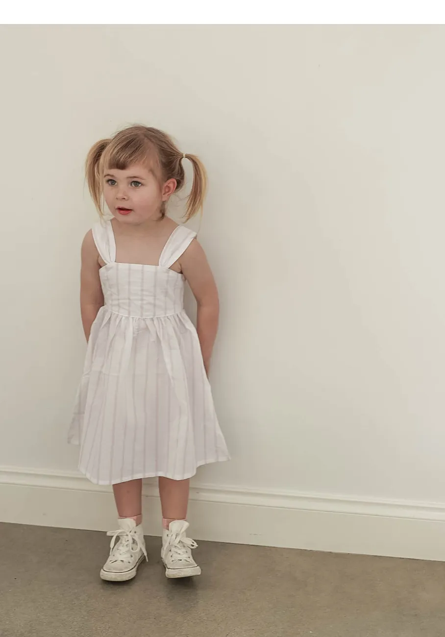 Miann & Co Kids - Strappy Dress - Candy Stripe