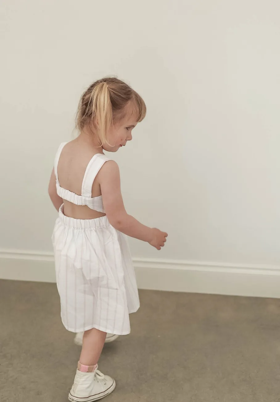 Miann & Co Kids - Strappy Dress - Candy Stripe