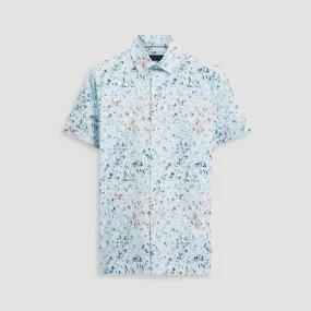 Milo Watercolor Abstract OoohCotton Short Sleeve Shirt