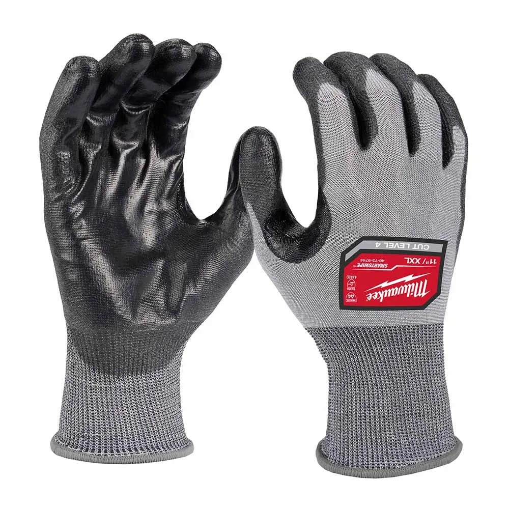 Milwaukee 48-73-8744 High Dexterity A4 Polyurethane Dipped Gloves - 2XL