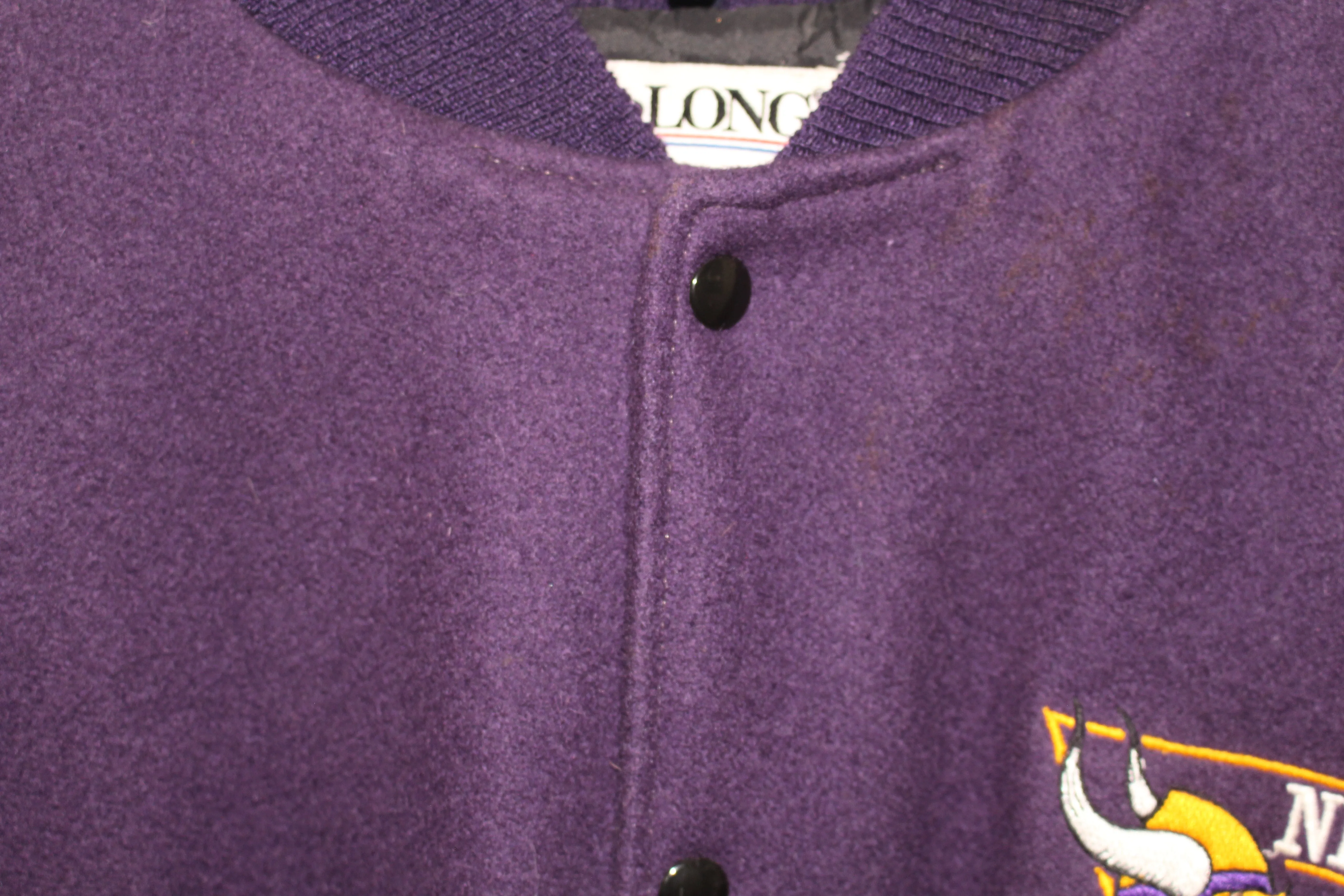 Minnesota Vikings DeLong Wool Bomber (XL)