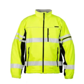 ML KISHIGO - Series Class 3 Hi Vis Soft-Shell Jacket, Black Series