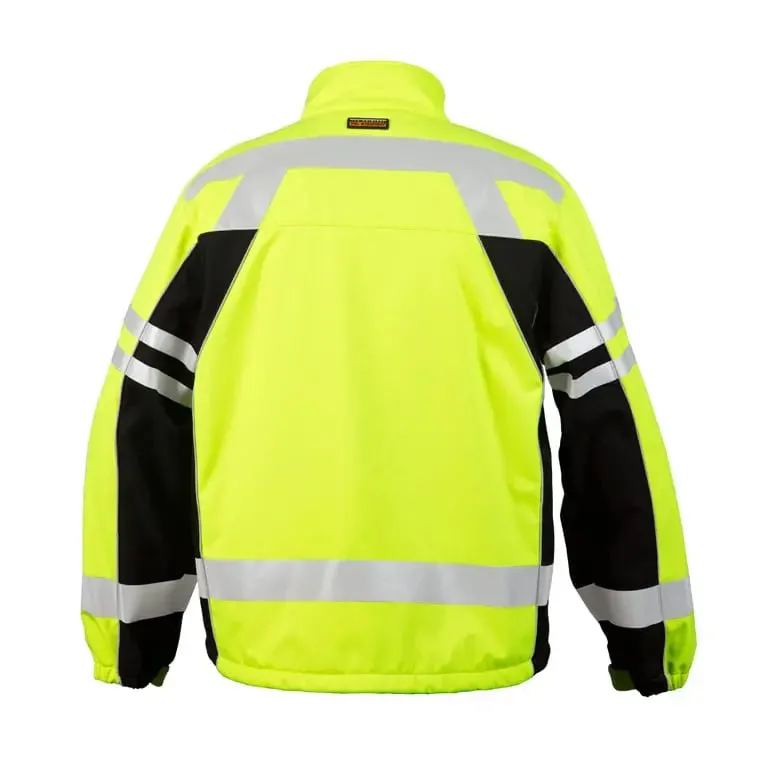 ML KISHIGO - Series Class 3 Hi Vis Soft-Shell Jacket, Black Series