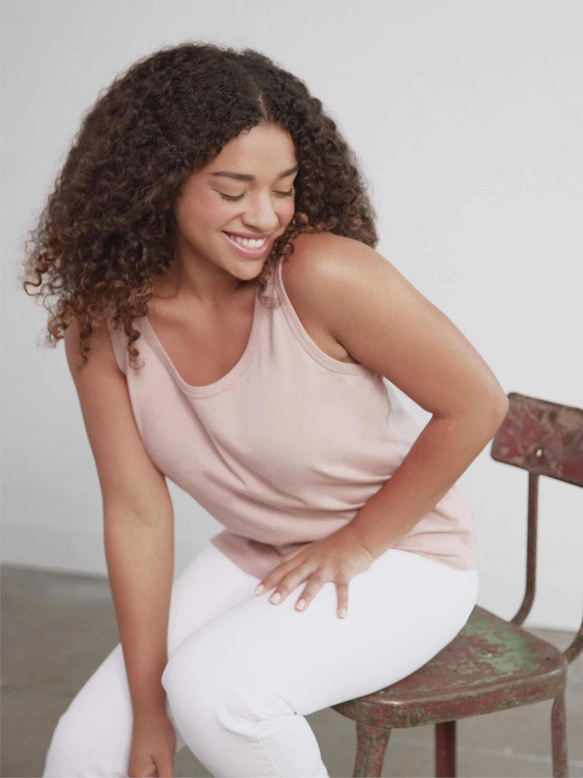 Organic Cotton Scoop Neck Tank Top