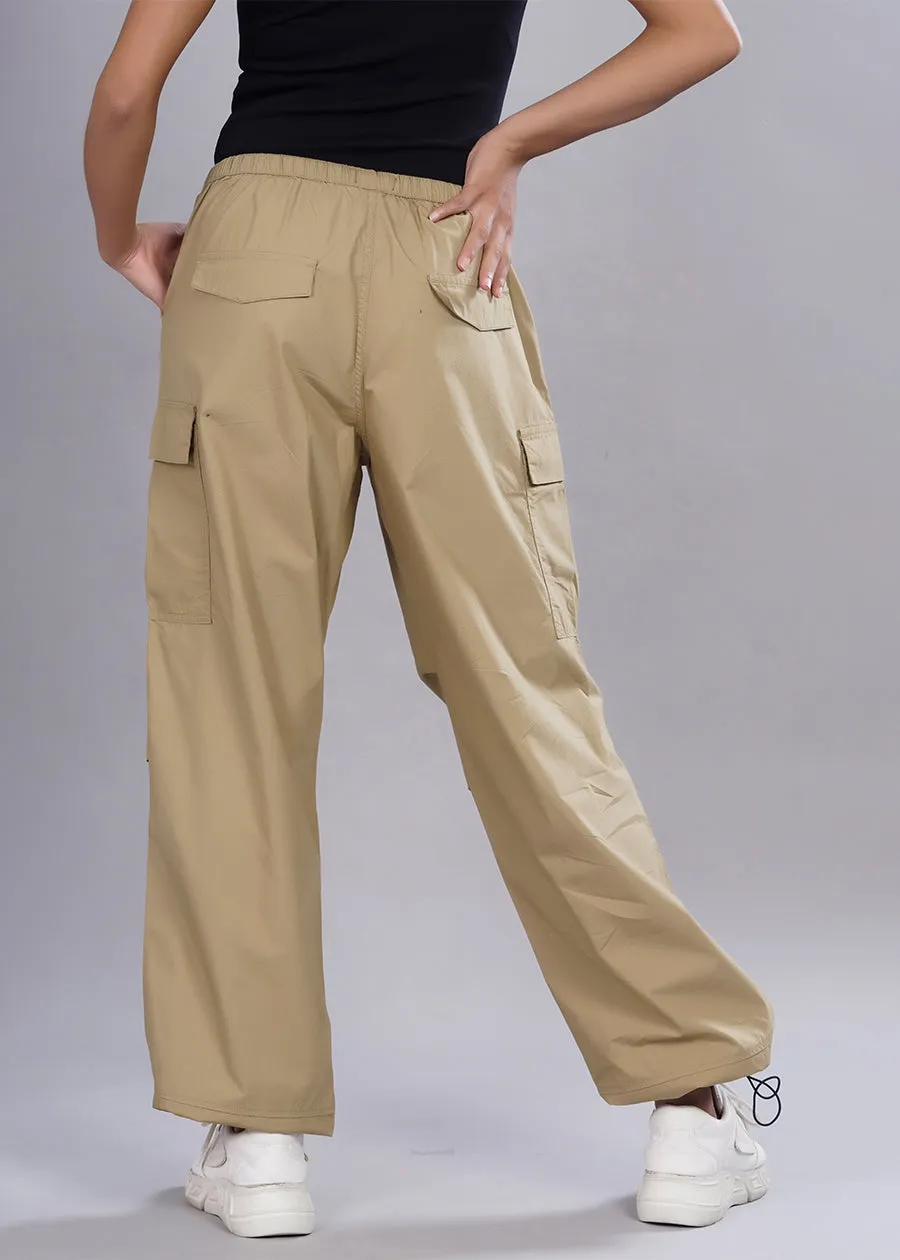 Parachute Pants For Women - Khaki