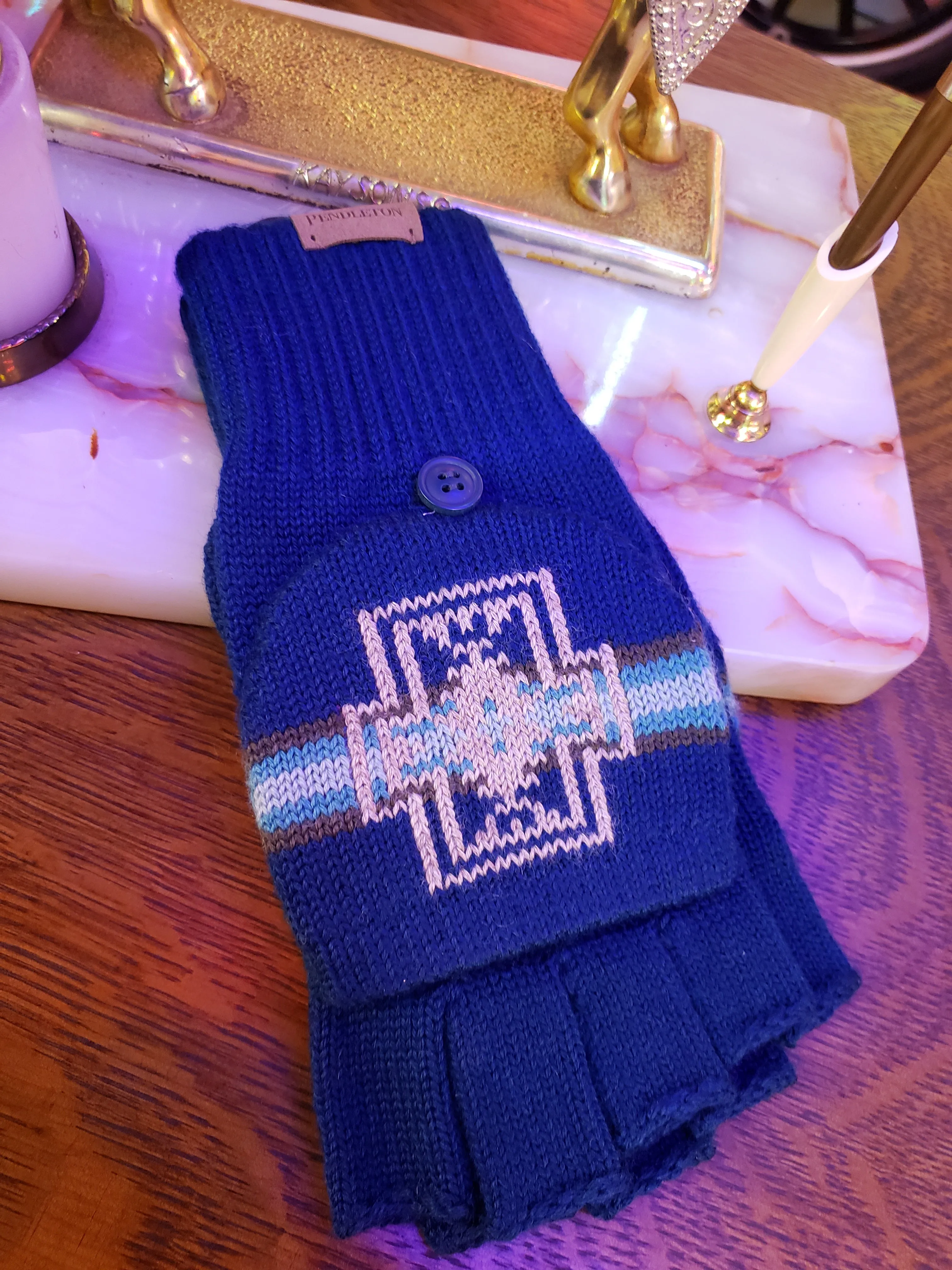 Pendleton Convertible Fingerless Gloves