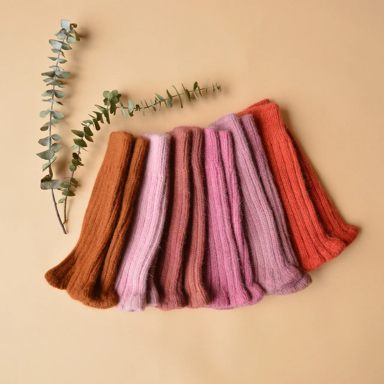 Plant Dyed Chunky Wool/Alpaca Hand Warmers (Adults)