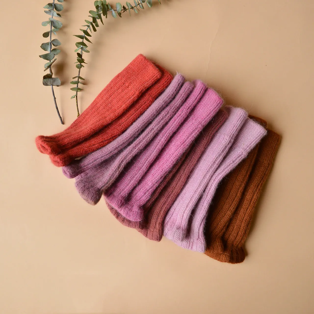 Plant Dyed Chunky Wool/Alpaca Hand Warmers (Adults)