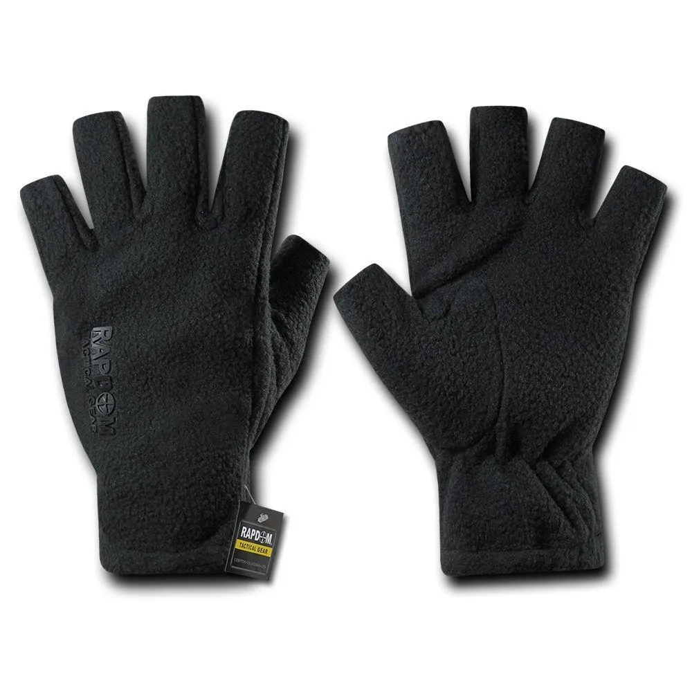 Polar Fleece Half Finger Winter Outdoor Military Patrol Army Gloves