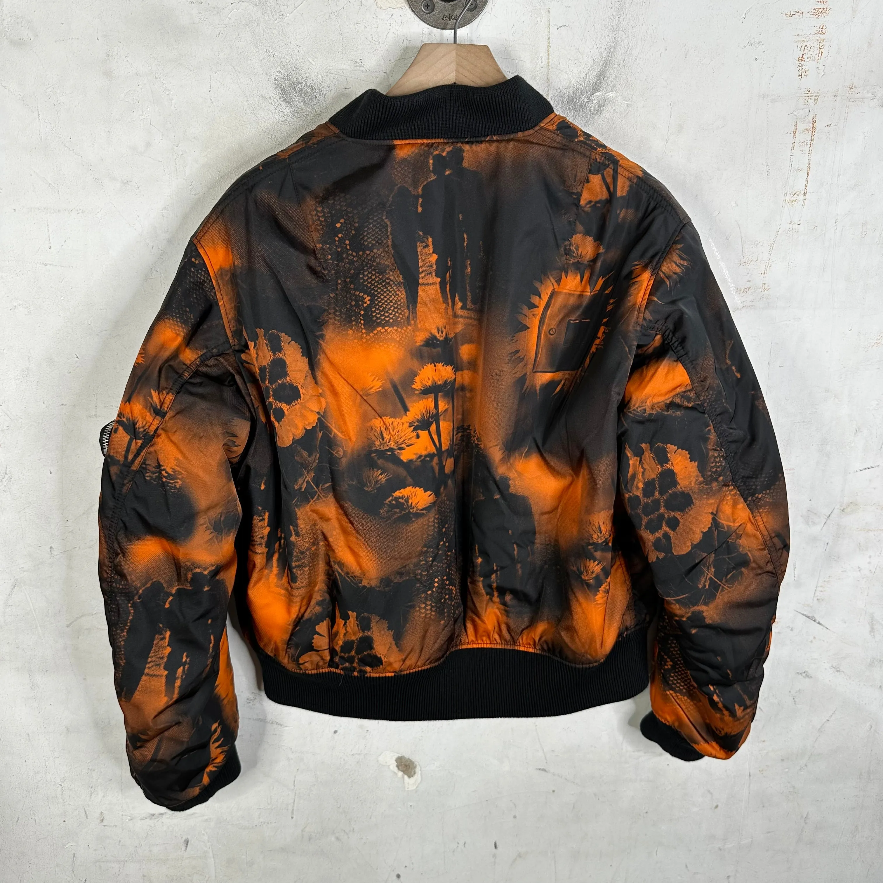 Prada Printed Nylon Bomber Jacket