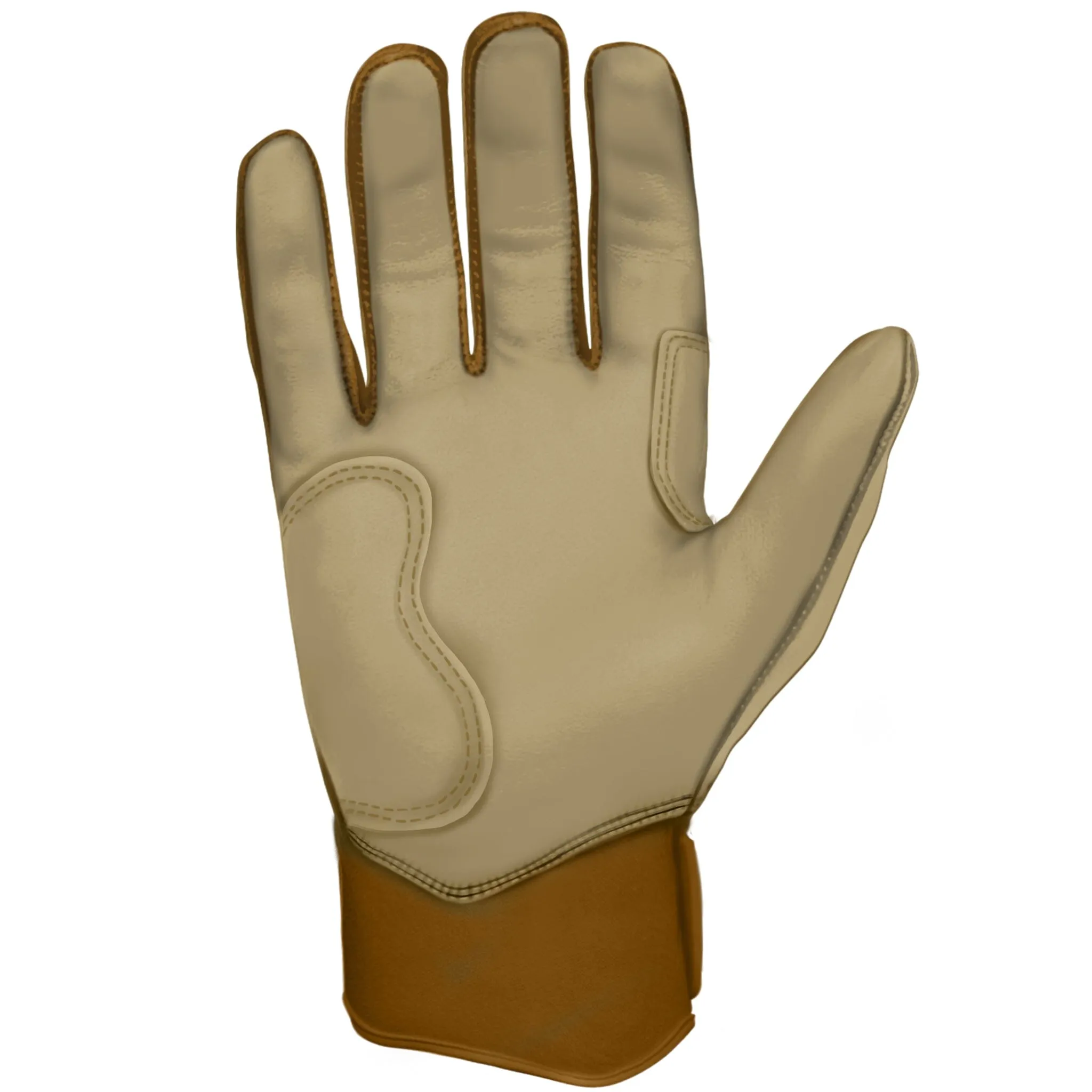 PREMIUM PRO GOLD Series Short Cuff Batting Gloves