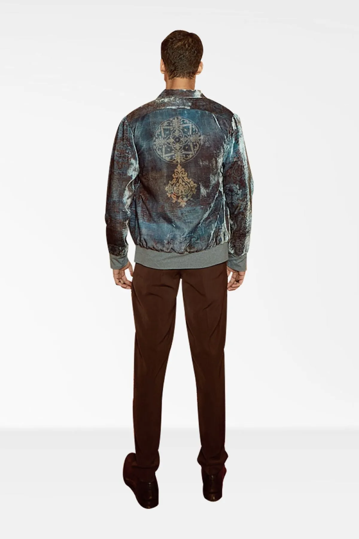 Printed Bomber Jacket