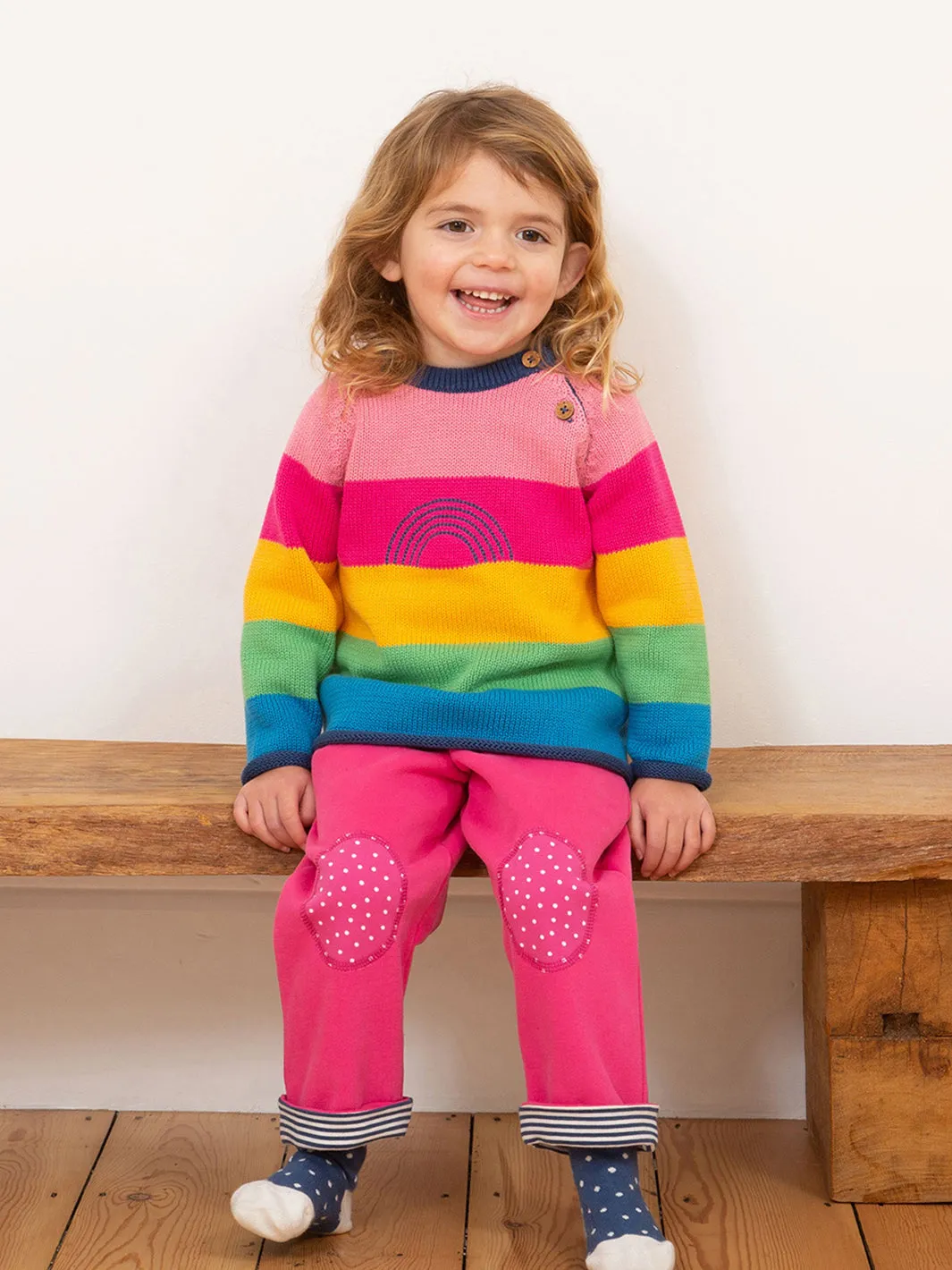 Rainbow jumper