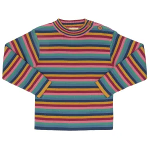 Rainbow stripe jumper