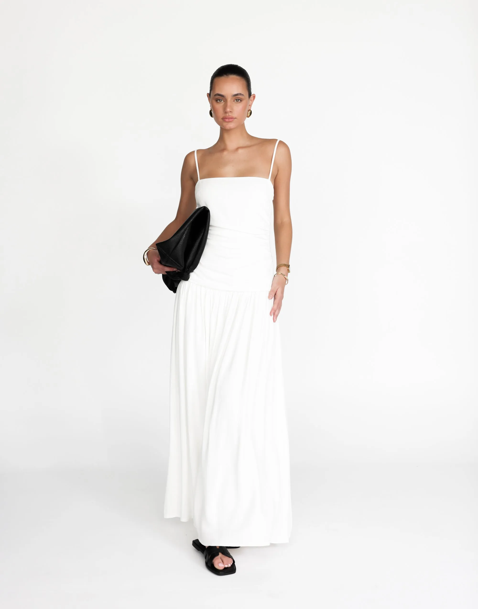 Reese Maxi Dress (White)