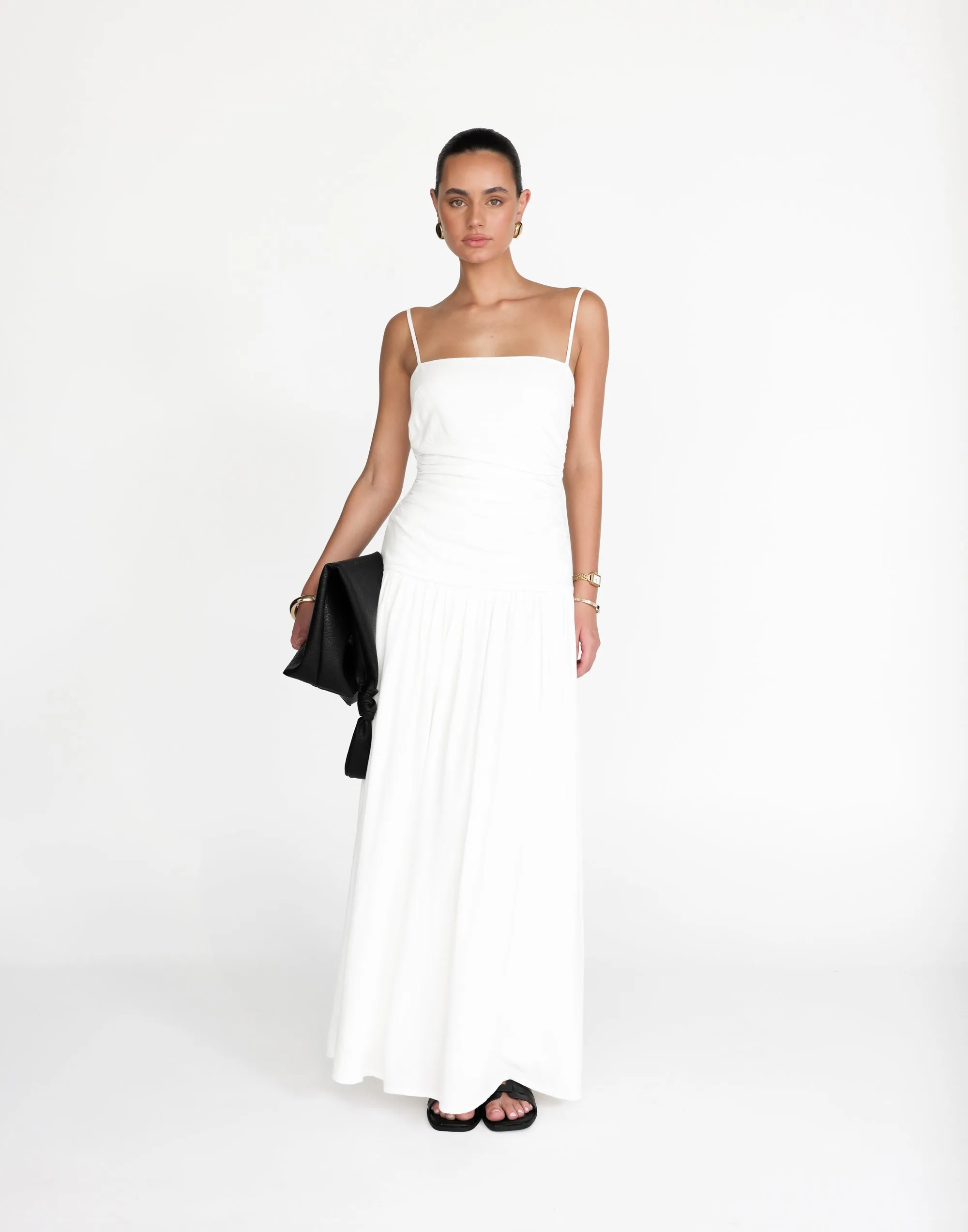 Reese Maxi Dress (White)