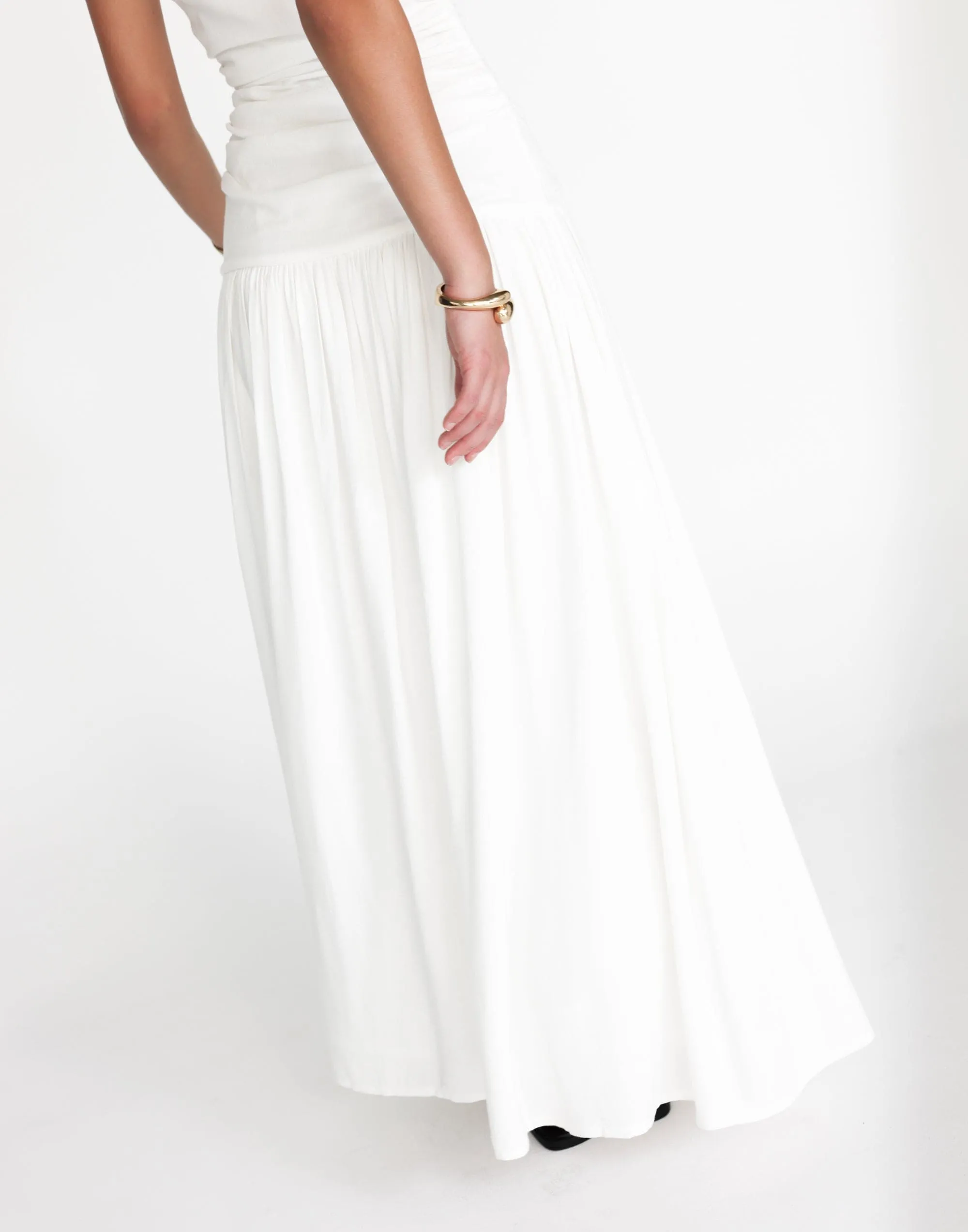 Reese Maxi Dress (White)