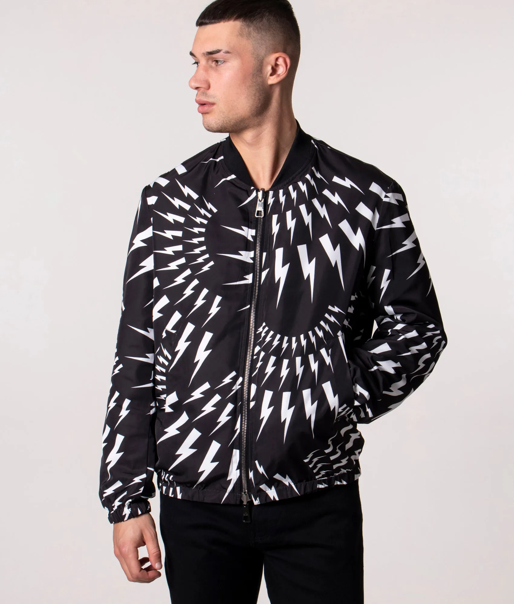 Relaxed Fit Reversible Bomber Jacket