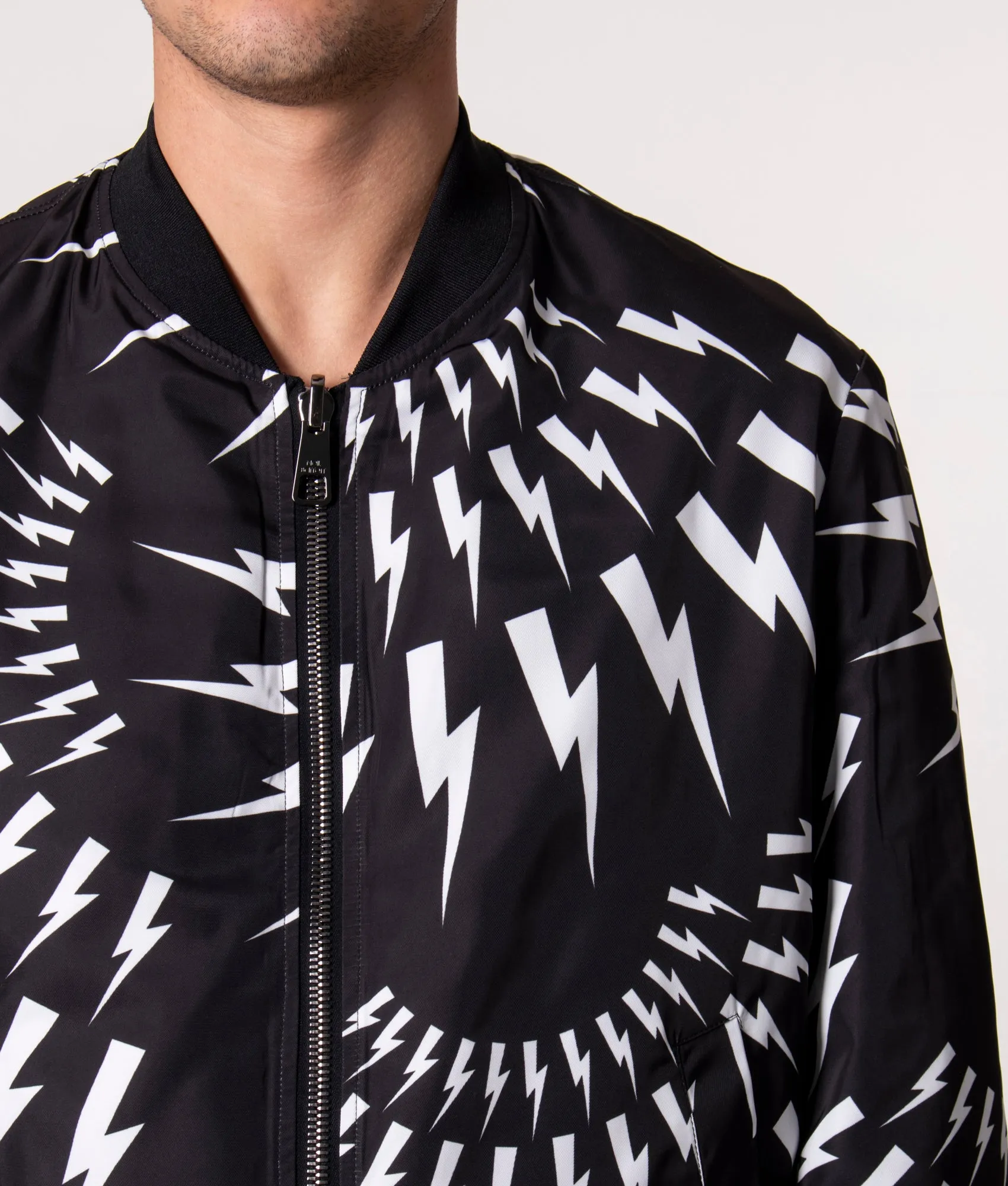 Relaxed Fit Reversible Bomber Jacket